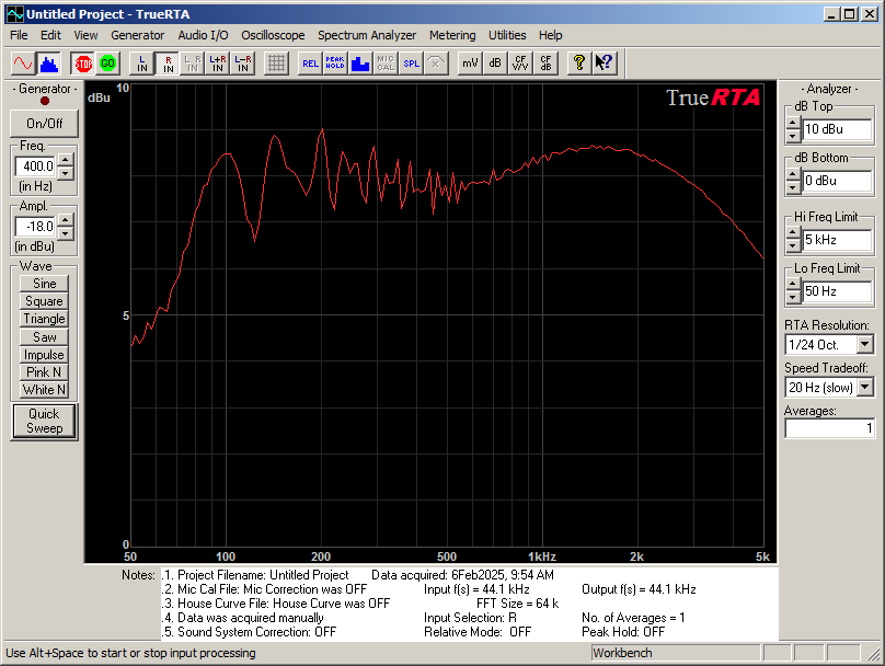 TrueRTA Analyzer Software
